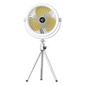 Rechargeable Camping Fan with LED Light | 3-Speed Portable