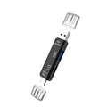 5-in-1 USB 3.0 OTG Card Reader – USB-C, SD & TF Adapter