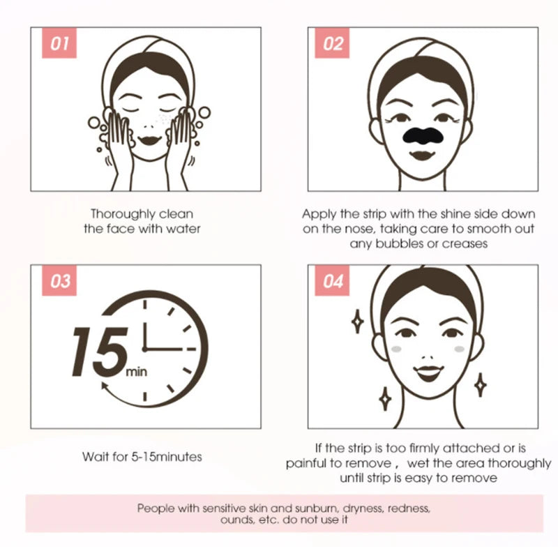 VIBE Nose Pore Cleansing Strips – Deep Clean & Blackhead Lift