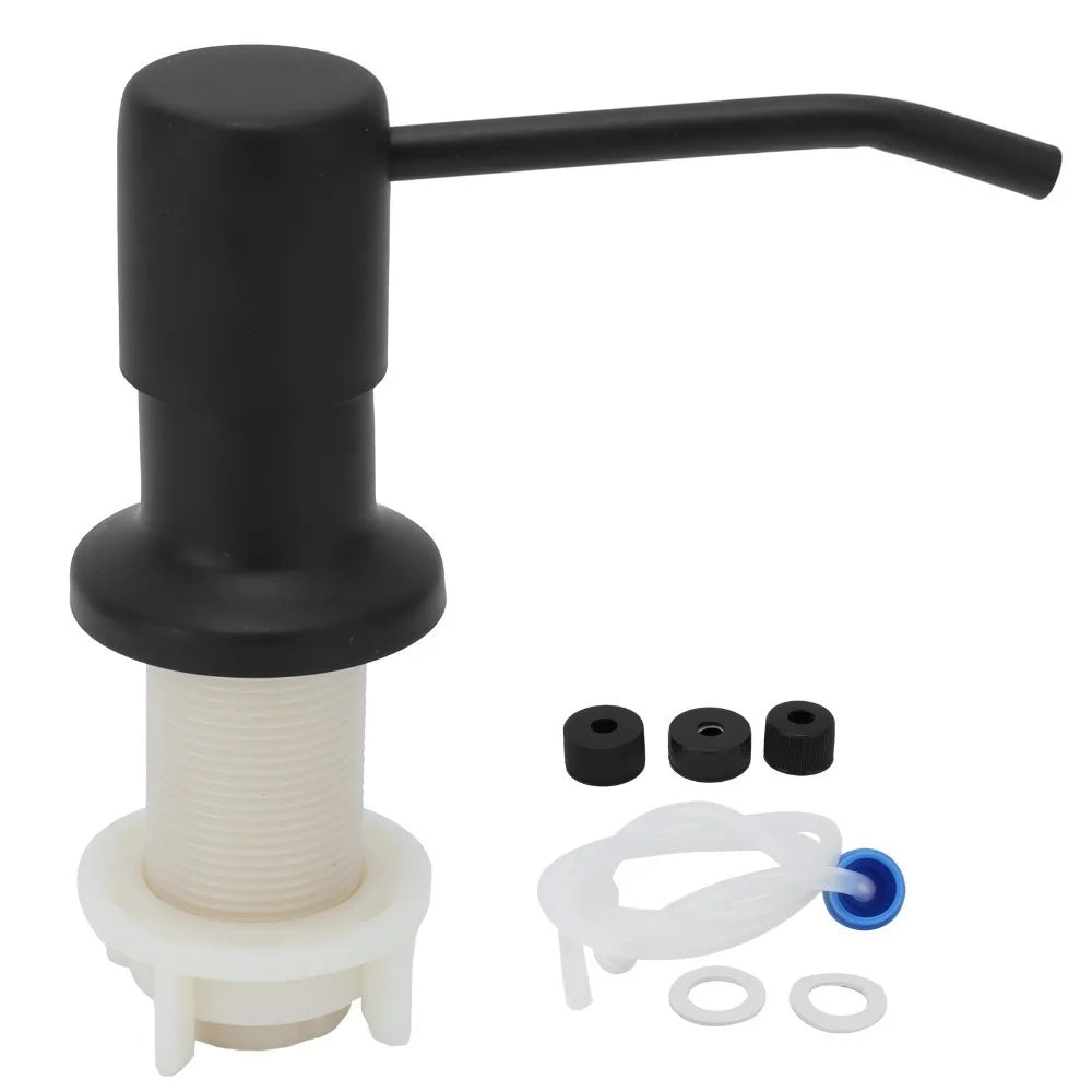 VIBE Stainless Steel Sink Soap Dispenser Pump – 3.94ft Tube