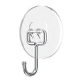 Transparent Wall-Mounted Adhesive Hook – Traceless Storage Rack