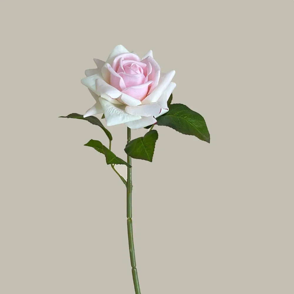 Multicolor Artificial Rose Silk Real Touch Faux Flower 42cm