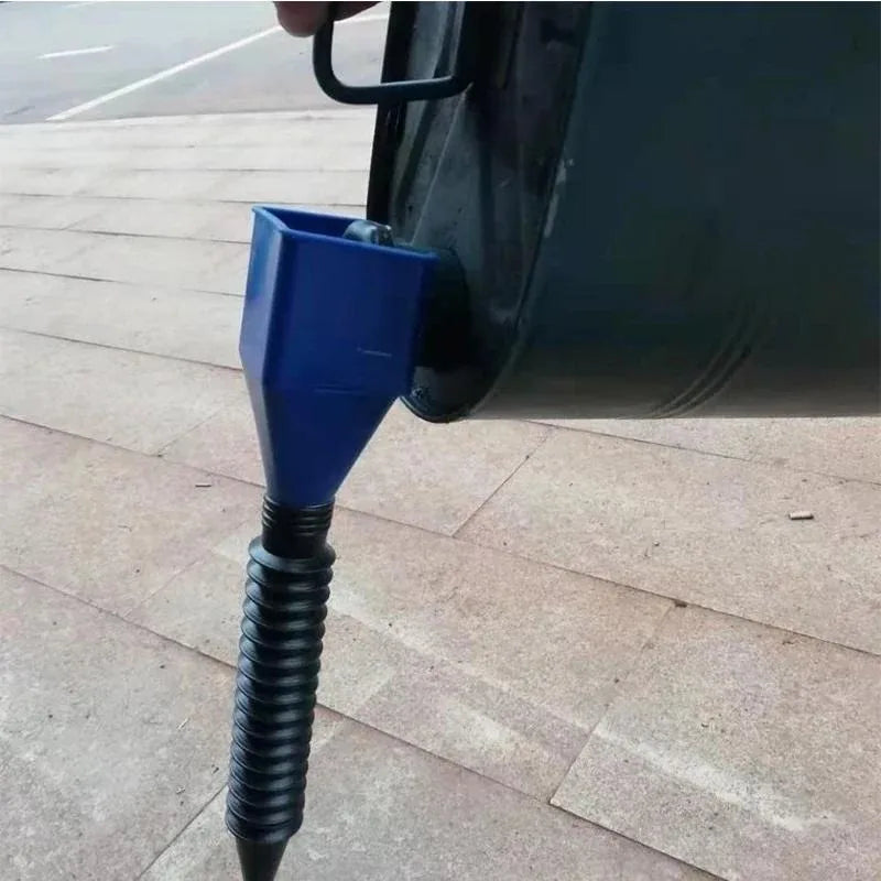 Collapsible Oil Funnel Filter Transfer Tool – Car & Motorcycle