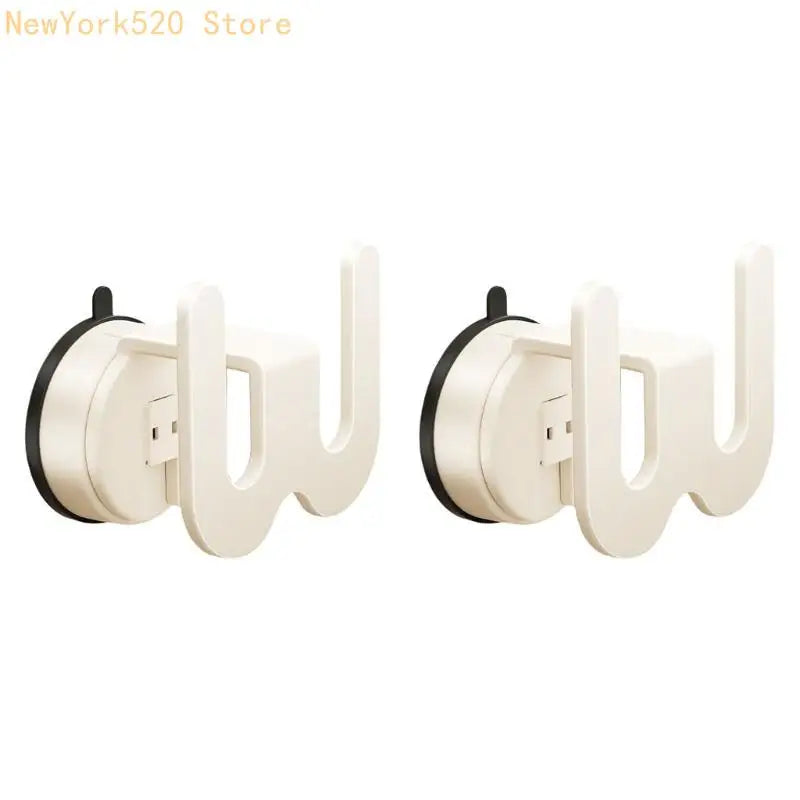 No-Drill Suction Cup Slipper Rack – Bathroom Wall Organizer