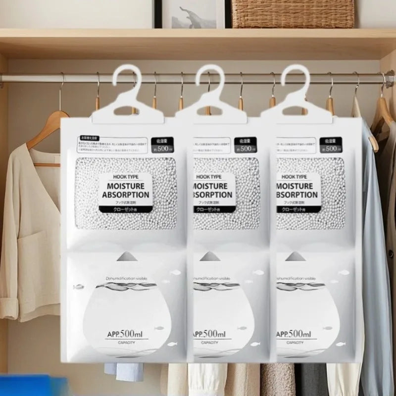 VIBE Hanging Dehumidifier Bags – Closet Moisture Absorber