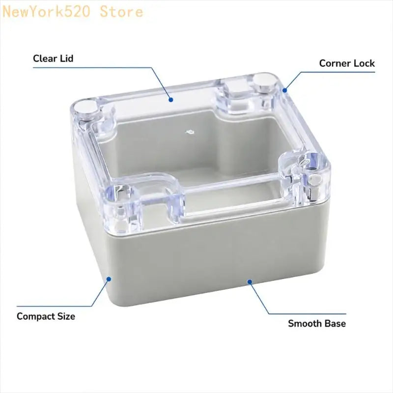 Transparent ABS Junction Box Enclosure – Compact Wiring Housing