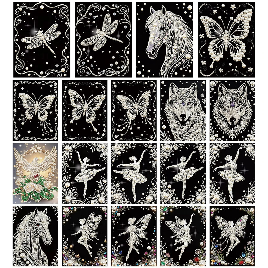 DIY Pearl Painting Kit for Adults – 30x40cm Gem Art