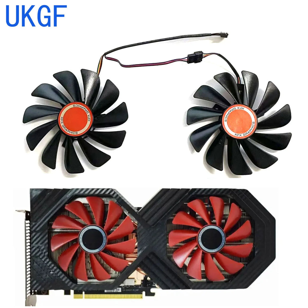 95mm GPU Fan Replacement for XFX RX Vega 56/64 RX 580/590