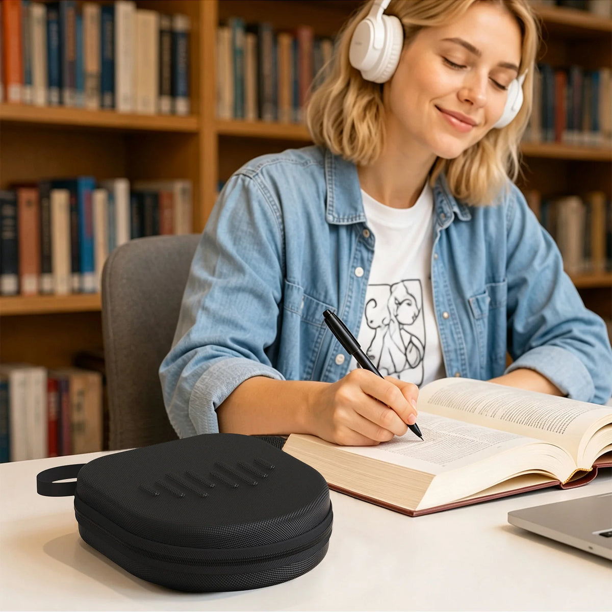 Hard Shell Headphone Case – Universal Travel Storage Bag