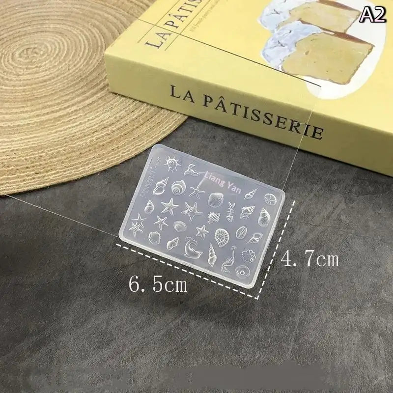 3D Silicone Nail Art Mold – Bow, Rose & Crystal DIY