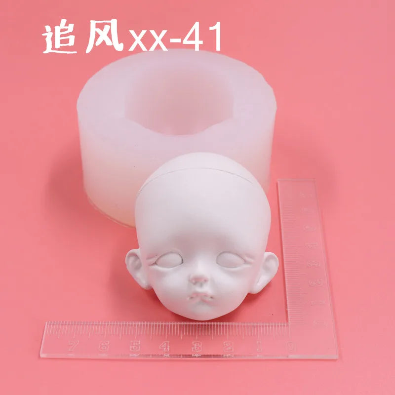 Silicone Clay Face Mold – Fondant & Pottery Sculpting Tool