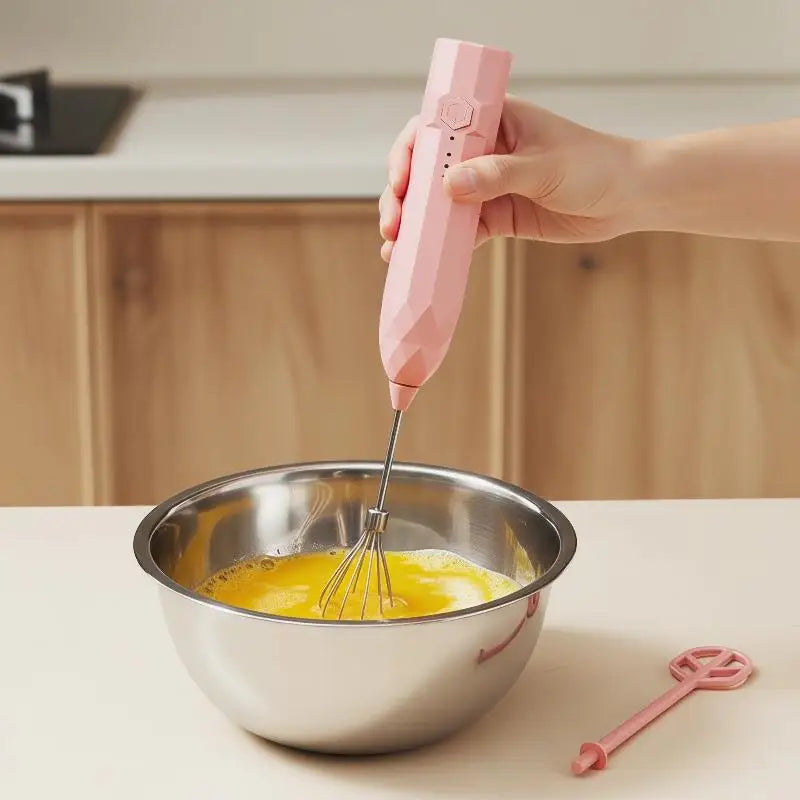 VIBE 2-in-1 Rechargeable Handheld Milk Frother & Mixer