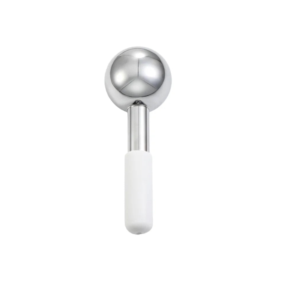 VIBE Cryo Ice Globe Face Massager – Steel Cooling Roller