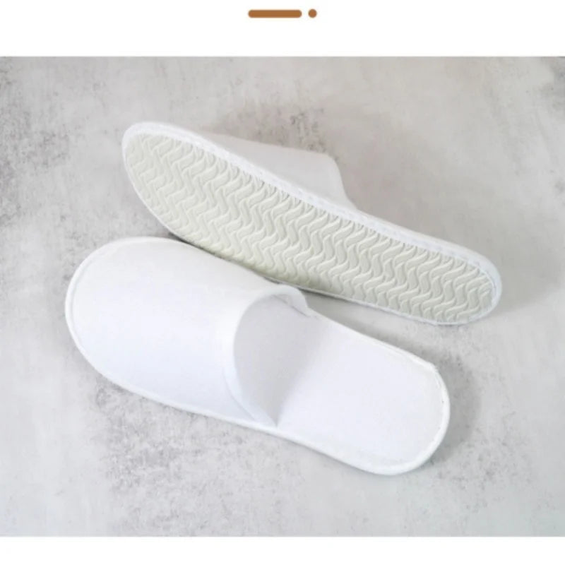 Disposable Hotel Slippers – Non-Slip Thick Sole | Spa & Travel