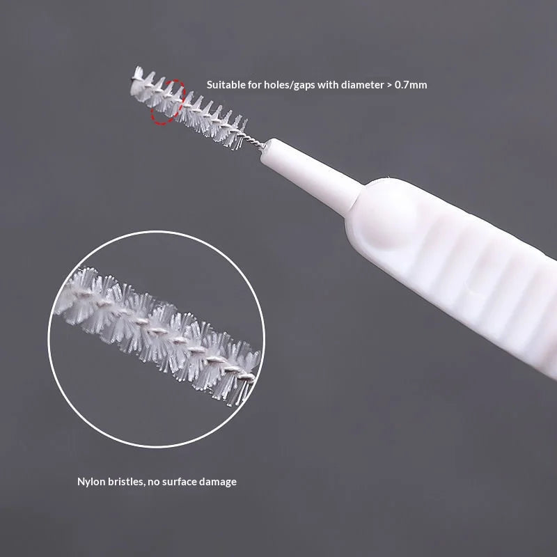 Mini Nylon Shower Head Cleaning Brush – Limescale & Gap Remover