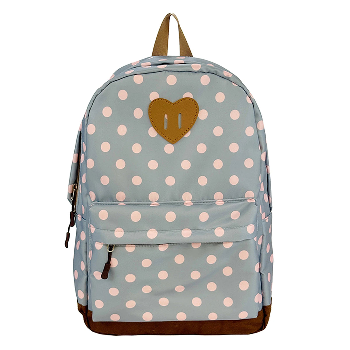 Women's Polka Dot Nylon Backpack – Large Travel Daypack