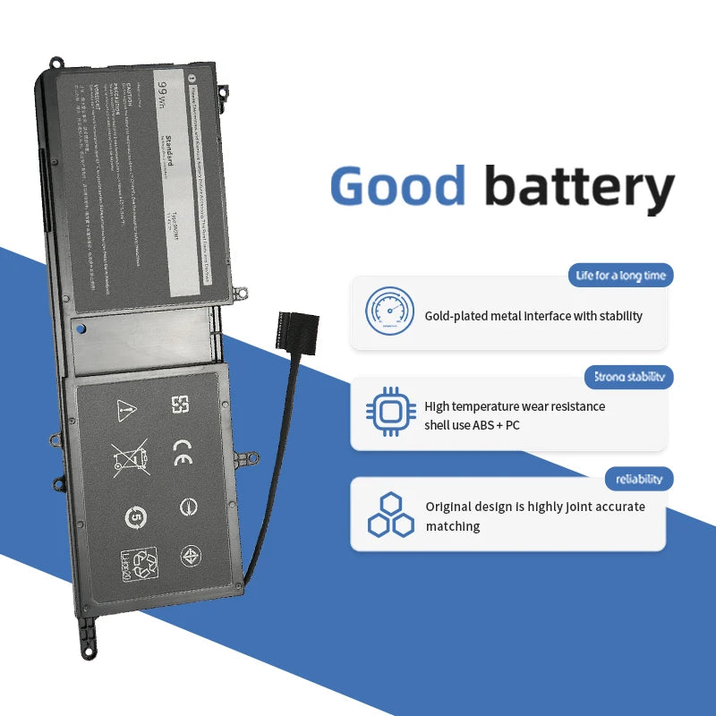 99Wh Dell Alienware 15 17 R3 R4 R5 Replacement Battery – SUOZHAN