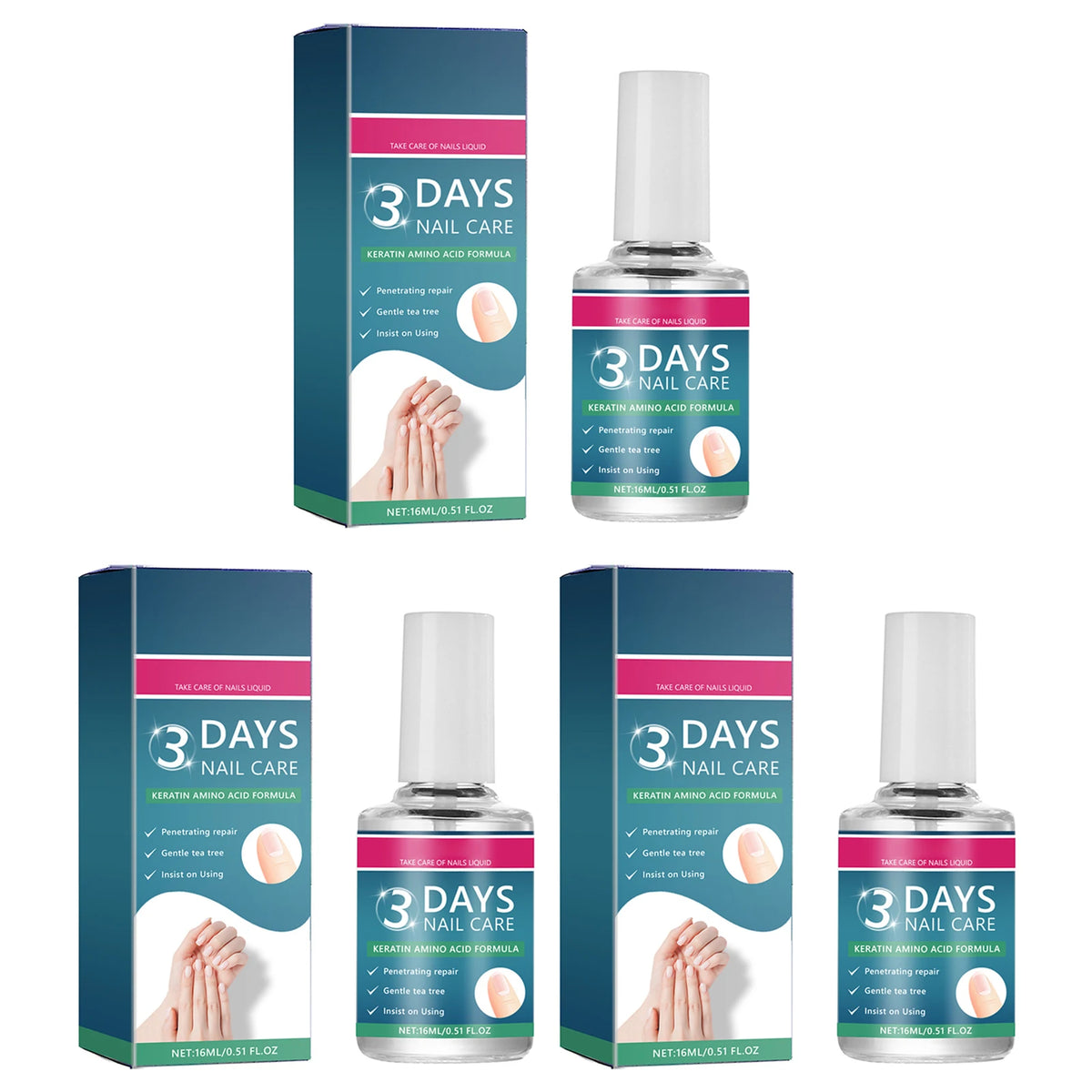 Eelhoe Keratin Amino Acid Nail Care Oil – Strengthen Nails