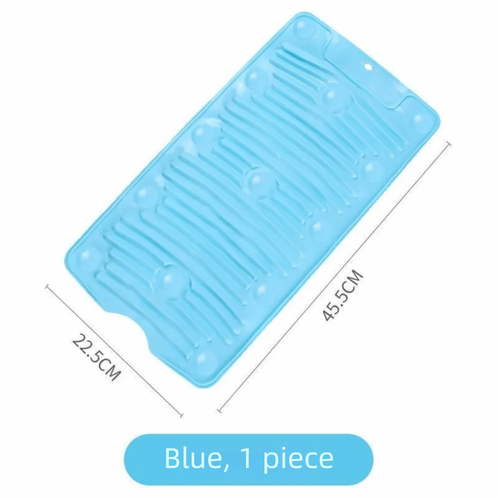 Foldable Silicone Laundry Washboard – Non-Slip Suction Cups