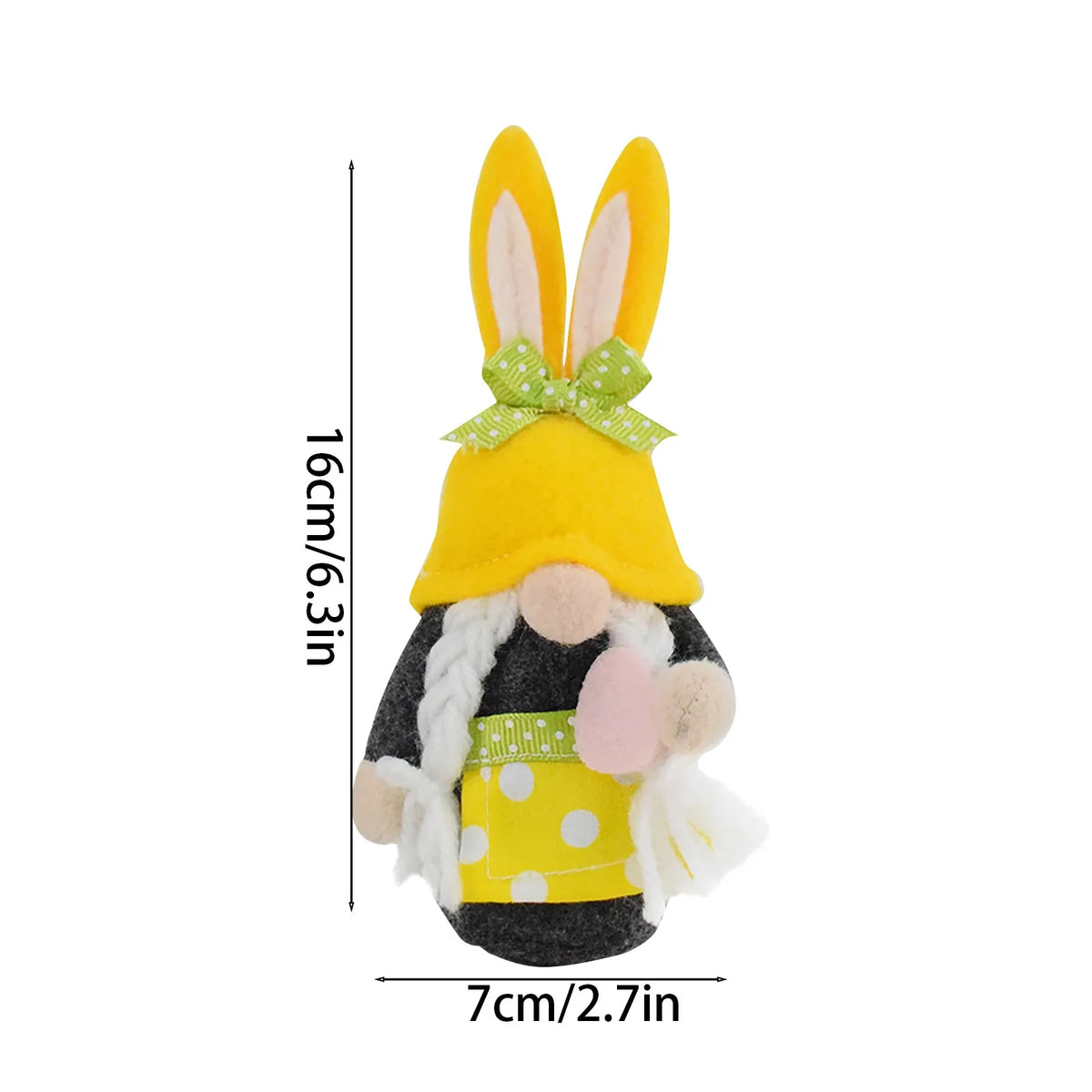 Easter Bunny Plush Figurine – Spring Home & Garden Décor