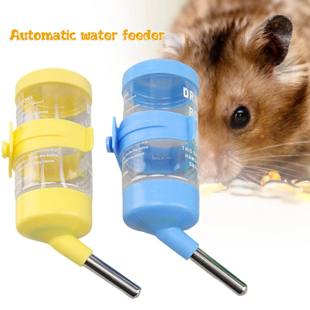 No-Drip Hamster Water Bottle 80/125ml – Small Animal Dispenser