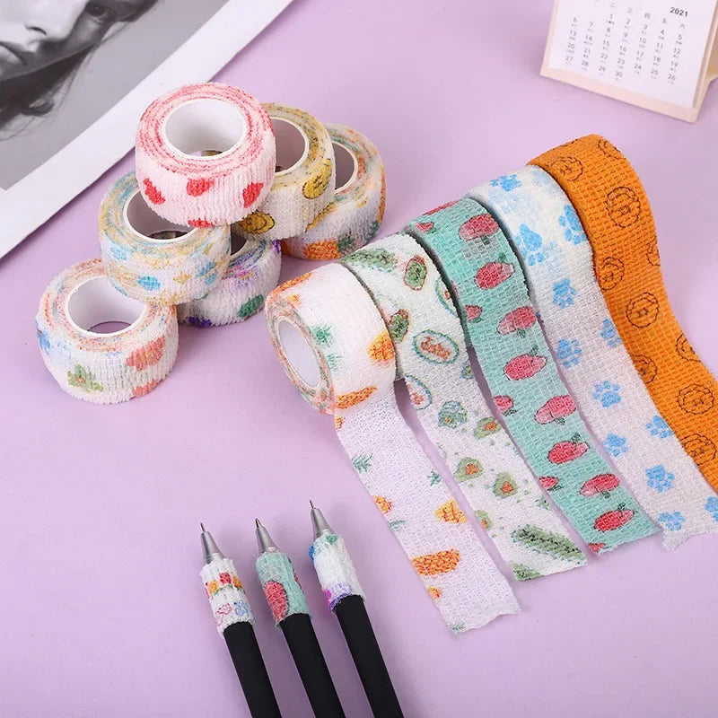 Flex Nail Finger Protection Tape Star Heart Wrap 3-5 Pcs