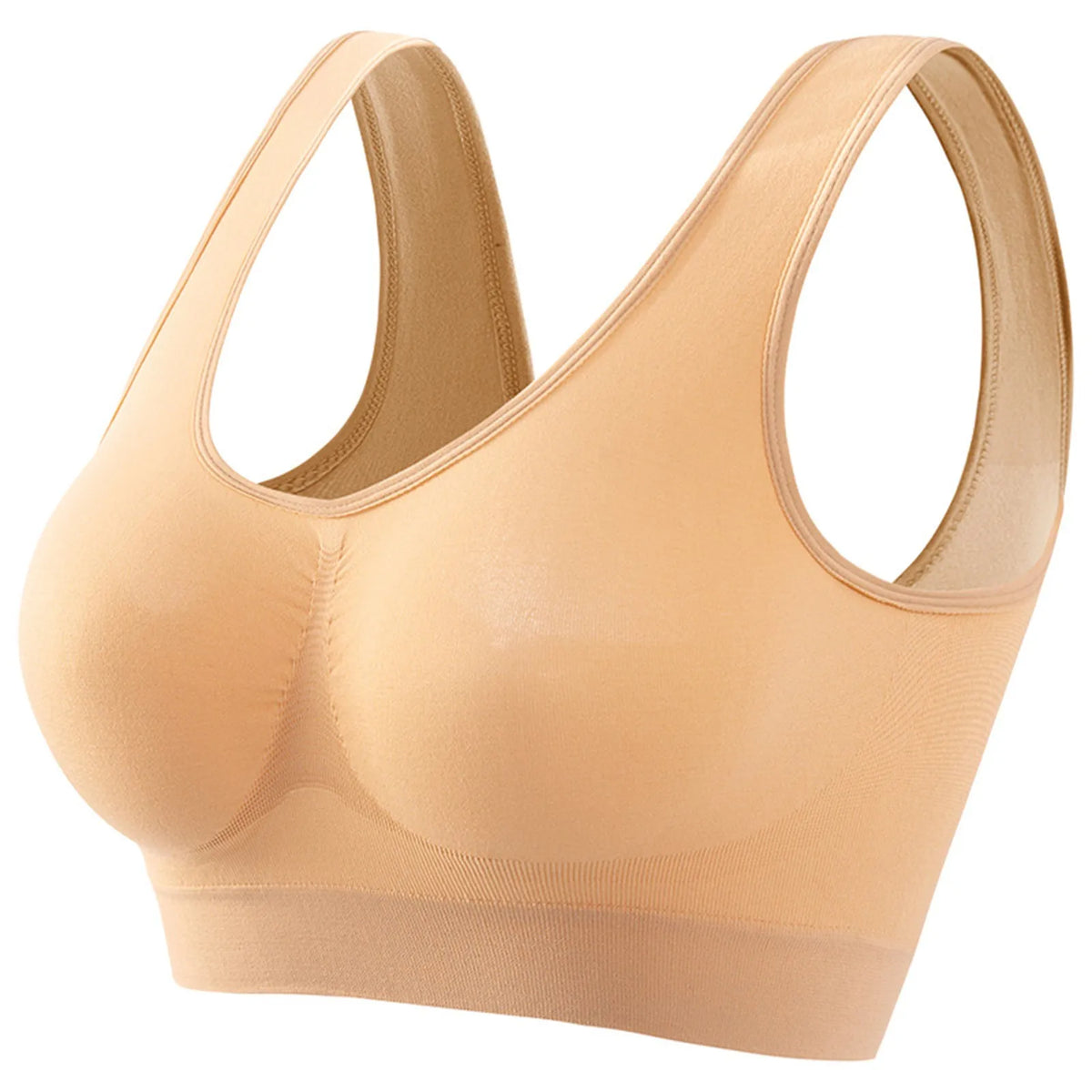 Women's Seamless Wireless Bra Sports Crop Top S–5XL