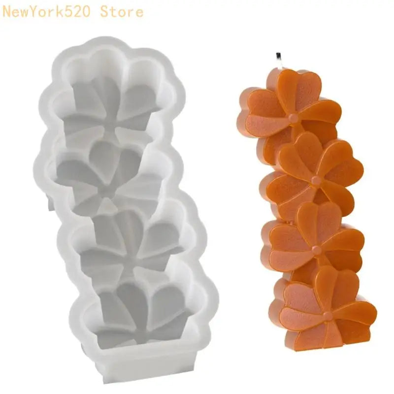 3D Stacking Flower Heart Silicone Mold – Epoxy Resin Crafts