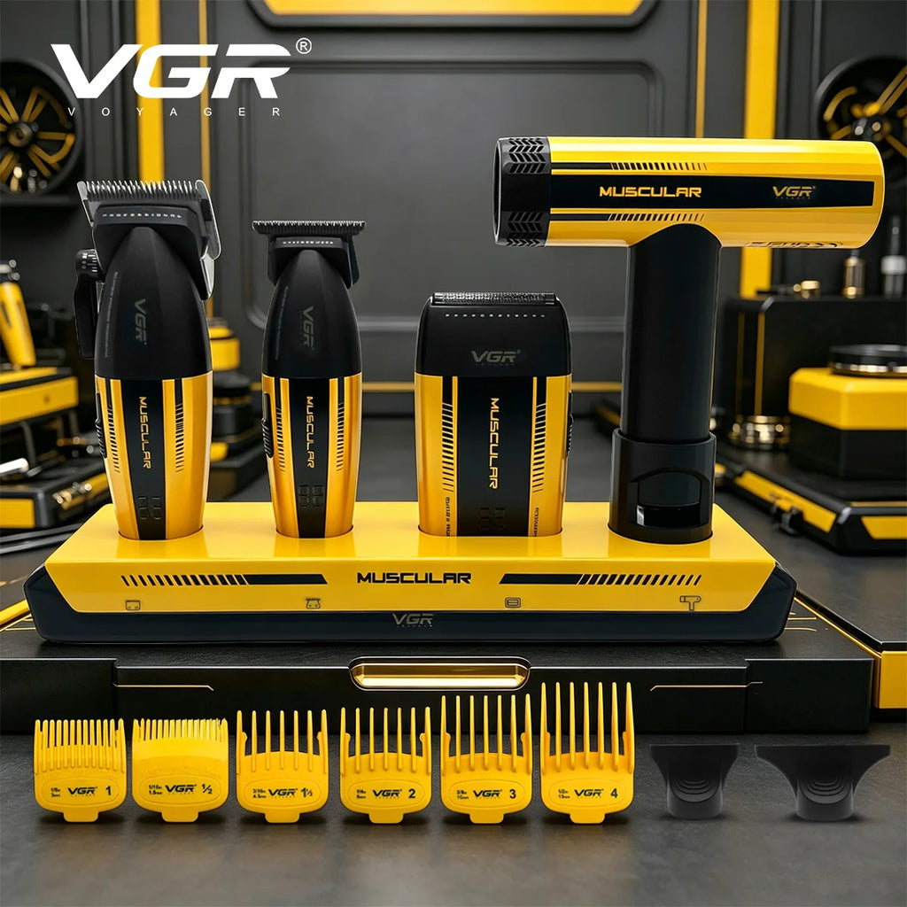 VGR V-285 4-in-1 Professional Hair Clipper & Beard Trimmer
