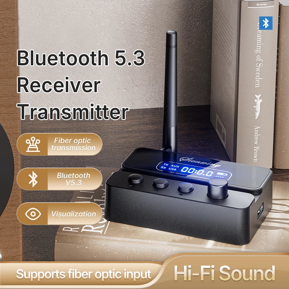 VIBE S3 Bluetooth 5.3 HiFi 2-in-1 Transmitter Receiver OPT/AUX