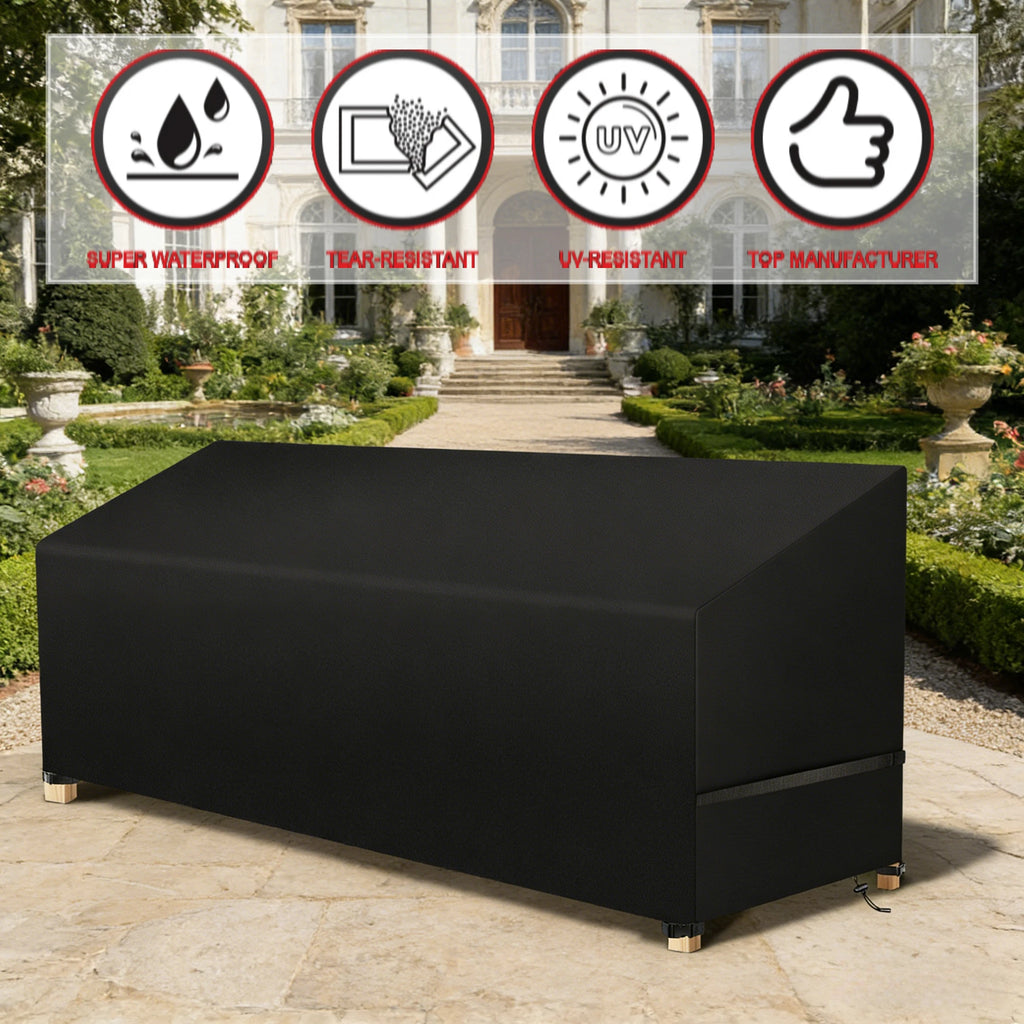 Waterproof 3-Seater Garden Bench Cover – Heavy Duty Oxford