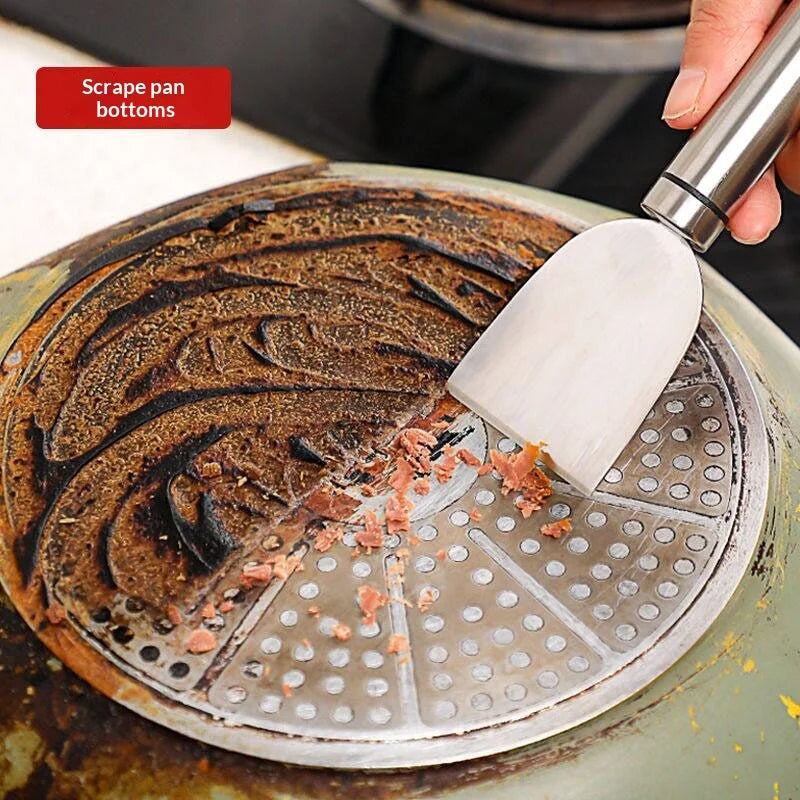 Stainless Steel Kitchen Scraper – Grease & Grime Remover