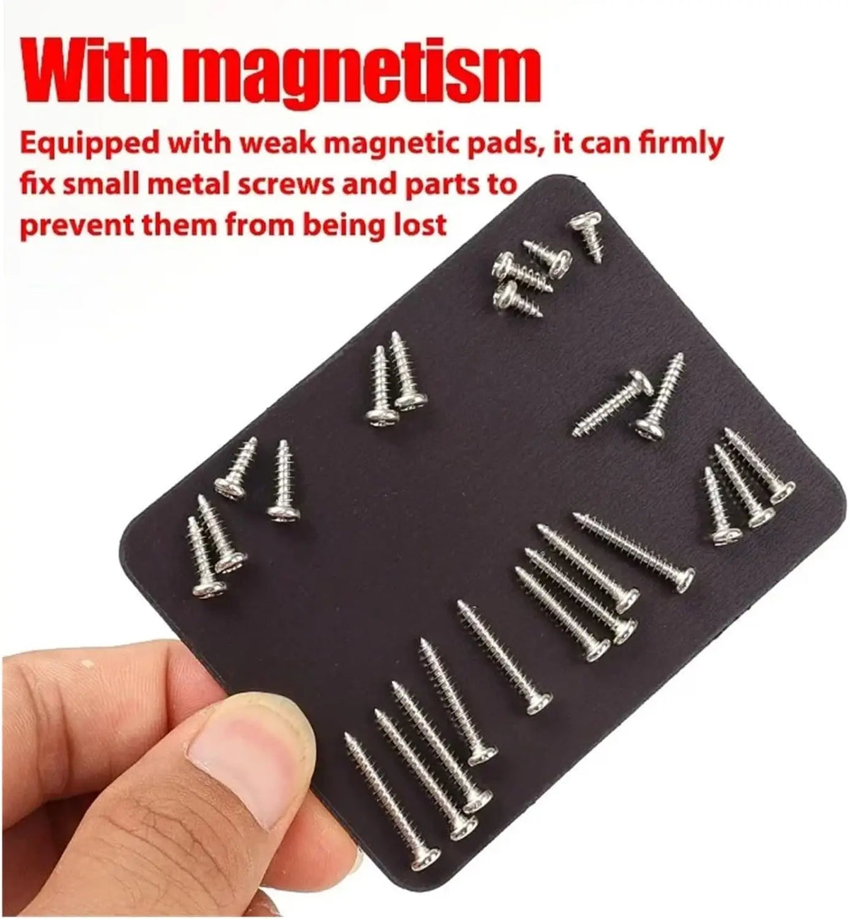 Magnetic Screw Tray Aluminum Alloy RC Model Repair Tool Board
