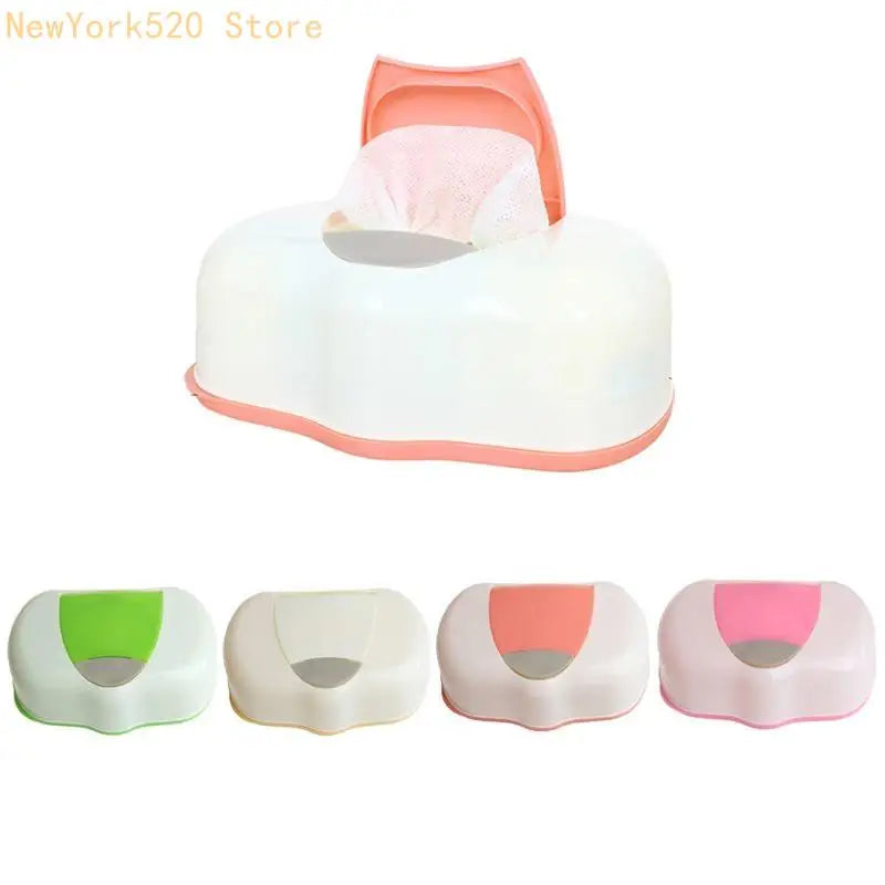 Refillable Wet Wipes Dispenser Box – 80 Sheets PP Plastic