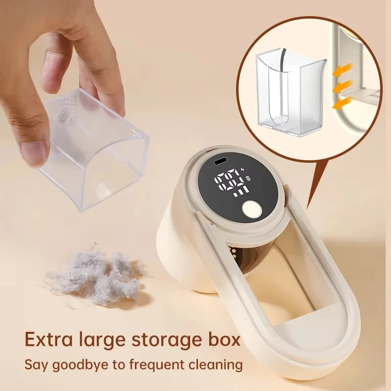 VIBE Electric Lint Remover & Fabric Shaver – LED Display