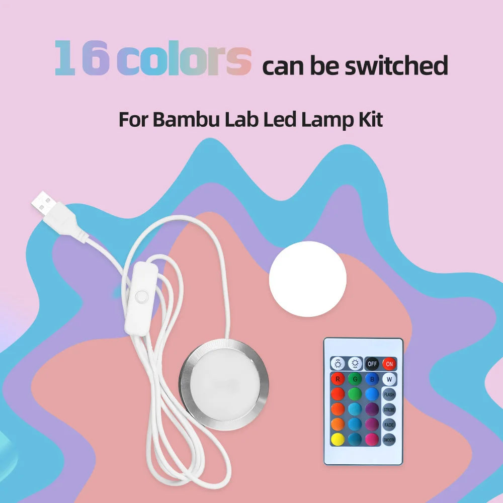 LED Light Kit for Bambu Lab X1 & P1 3D Printers