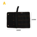Canvas Tool Roll Organizer – Wrench & Chisel Pocket Pouch