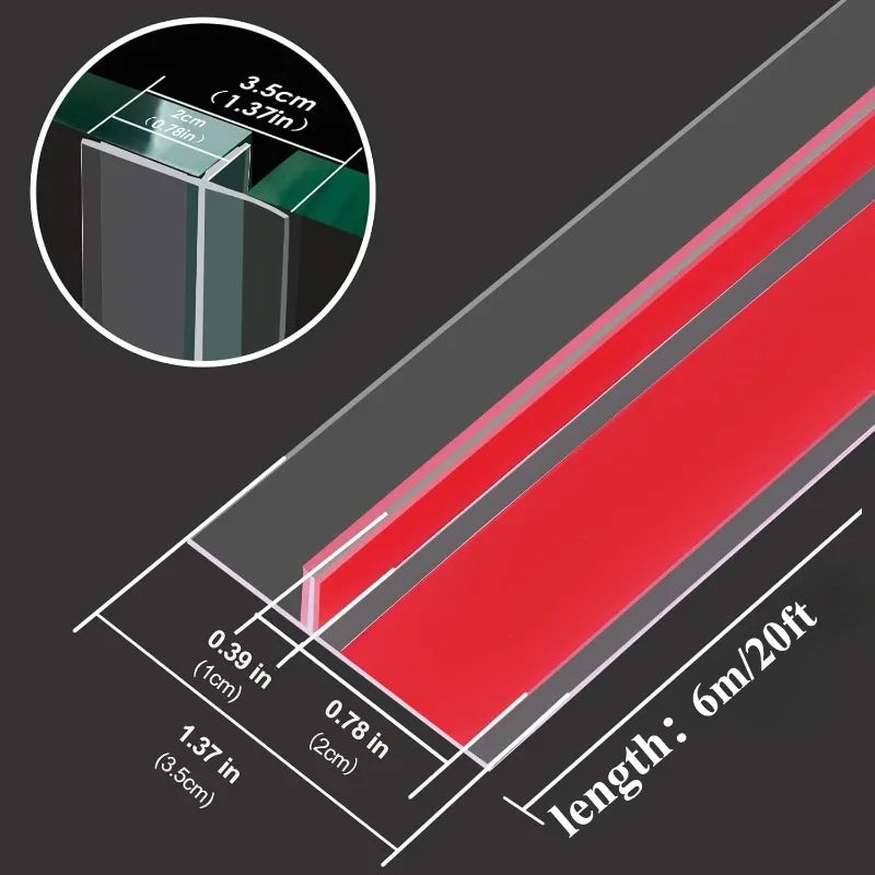 Silicone T-Shape Windproof Sealing Strip – Doors & Glass