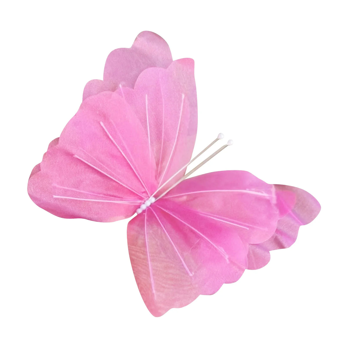 50cm 3D Hanging Simulation Butterfly Decoration – Mesh Gauze