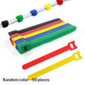 Multicolor Reusable Hook Loop Cable Ties | Wire Organizer