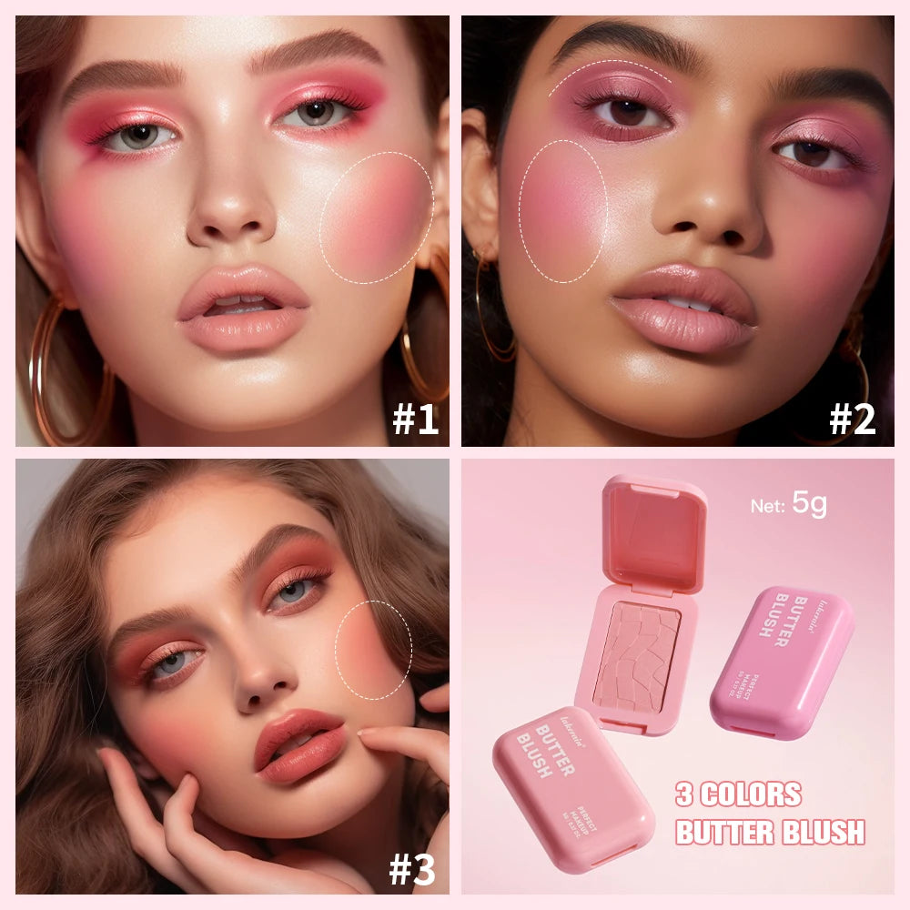 ibcccndc Buttermelt Bronzer Powder – Vegan, 12HR Wear