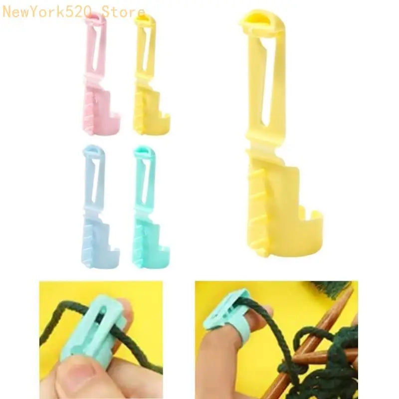4-Pack Adjustable Crochet Tension Rings – Yarn Guide Rings