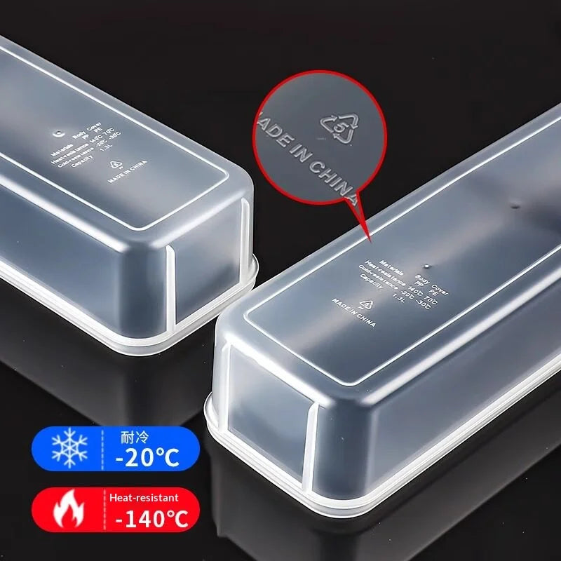 PP Refrigerator Storage Box with Lid | Fresh Keeper Organizer