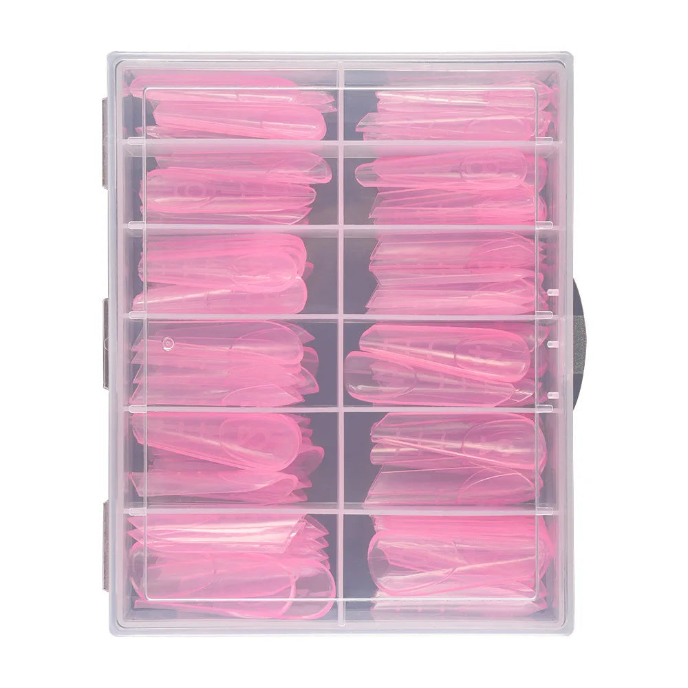 120pcs French Acrylic Nail Extension Mold Full Cover Press On Kit