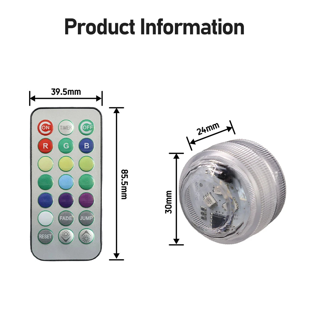 RGB LED Waterproof Atmosphere Lamp for Bambu Lab 3D Printers