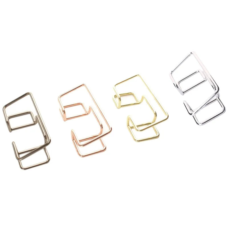Golden Stainless Steel Desk Card Holder – VIBE Office Organizer