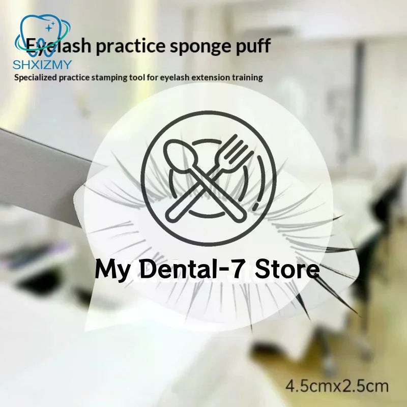Sponge False Eyelash Pads Reusable Lash Map Makeup Puffs