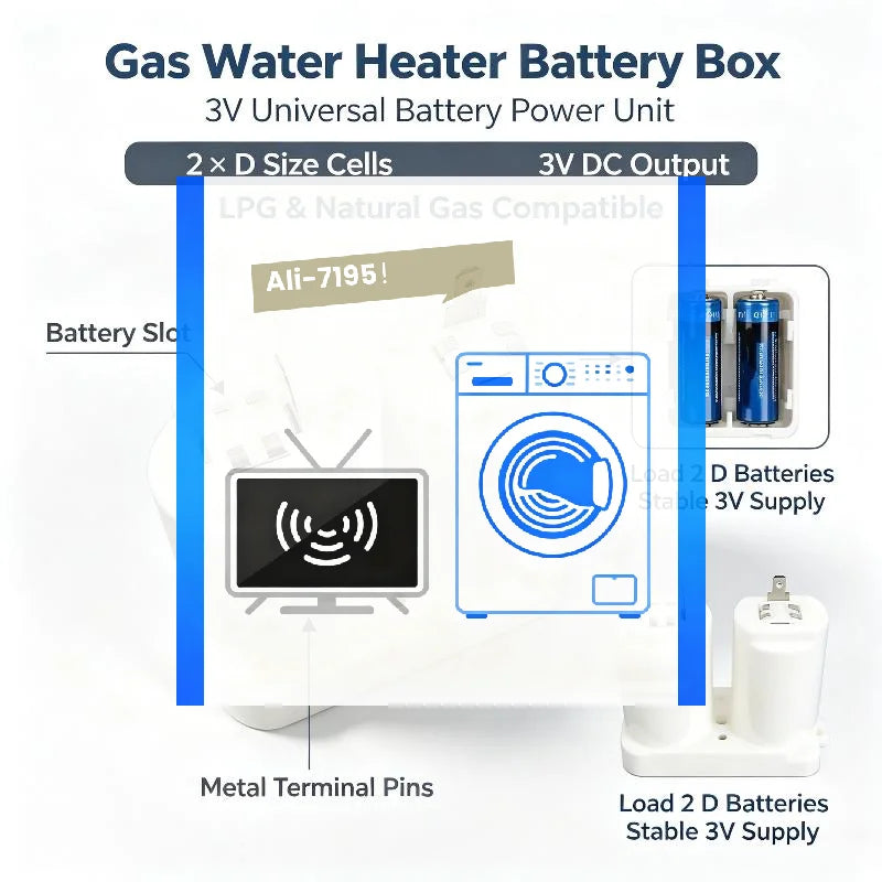 Gas Water Heater Battery Storage Case – Universal 2/10 Pack