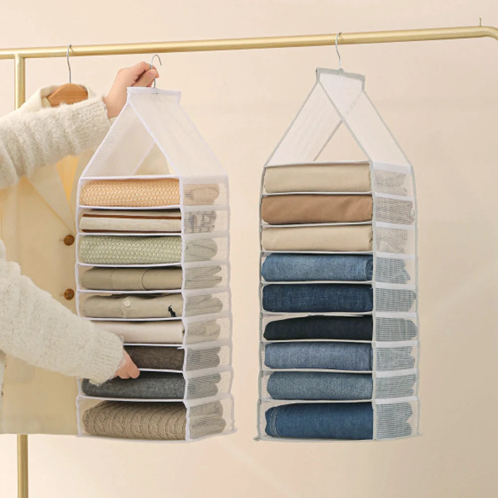Hanging Closet Organizer Storage Bag – 6, 9 & 12 Grids