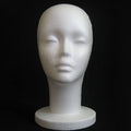 Female Foam Mannequin Head for Wigs, Hats & Glasses Display